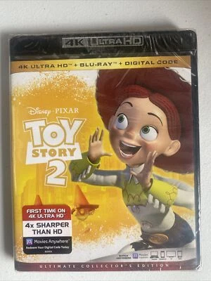 Toy Story 2 (4K Ultra HD + Blu-Ray + Digital, 1999) New Sealed - image 1 of 2
