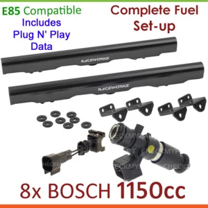 8 inyectores/carril de combustible Bosch 1150cc E85 configuración para Holden Commodore Sportwagon ss en muy buen estado - Imagen 1 de 4