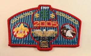 JSP: 2005 National Scout Jamboree Banking Services STAFF Patch - Imagen 1 de 4