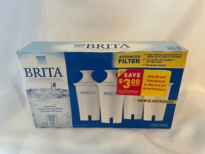 Brita Standard Replacement Filters for Pitchers and Dispensers, White 4 Count - Image 1 of 3