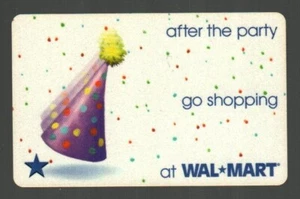 WALMART After the Party, Go Shopping ( 2004 ) Gift Card ( $0 ) - Picture 1 of 1