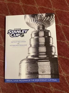 2008 STANLEY CUP DETROIT REDWINGS VS PITTSBURGH PENGUINS Game Program Excellent - Picture 1 of 5