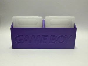 Game Boy / Game Boy Color GB GBC Game Holder Tray Storage Fits Clear Cases - Picture 1 of 4