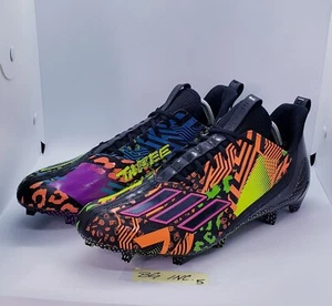 Botines de fútbol Adidas Adizero 12.0 desajuste para hombre talla 12 negro púrpura IG9569  - Imagen 1 de 14