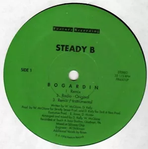 Steady B – Bogardin / Let It Go (Feature Recordings) 1994 Import 12" - Picture 1 of 4