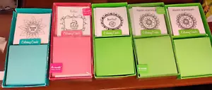 Mini Carte da Colorare e Set di Buste, OBN, Confezione da 5 - Foto 1 di 1