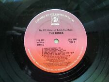 The Kinks – The Pye History Of British Pop Music LP PYE505 (1975) NO JACKET VG