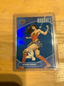 WONDER WOMAN 2023-24 UPPER DECK DC ANNUAL BLUE FOIL SP #3 - Picture 1 of 8
