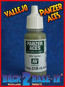 Vallejo Panzer Aces US Army Tank Crew 318 Acrylic Paint 17ml Bottle - Bild 1 von 1