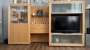 Wohnzimmer-Schrankwand, Fa. Hülsta, Serie Xelo, 2.71 m breit - Bild 1 von 6