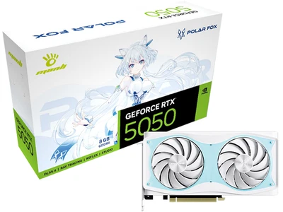 Manli GeForce RTX 5050 POLAR FOX OC 8GB GDDR6 Graphics card - Image 1 of 4