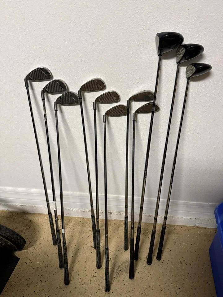 Palos de golf Callaway Steelhead Big Bertha X-12 Pro. 4-9, P, S, Driver, 3W, 5W Foto 1 de 4