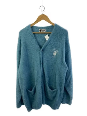 A BATHING APE cardigan Jacket blue XL Used - Image 1 of 4