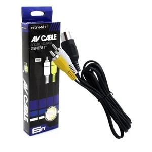 Cable de video Sega Genesis AV RCA modelo 1 MK-1601 AV nuevo - Imagen 1 de 5