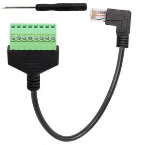 Adaptable pour bornier RJ45 à 8 broches pour diverses applications réseau - Photo 1/24