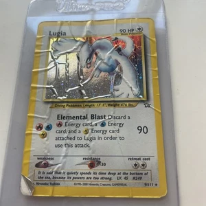 Lugia Pokemon Karte Holo 9/111 Neo Genesis Rare 2000 Vintage WOTC Damaged - Bild 1 von 21