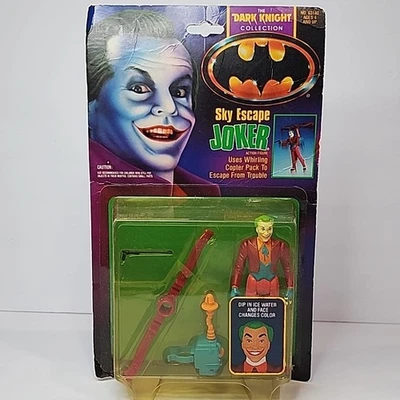 Figura Kenner Batman The Dark Knight Collection 1990 sin usar, en caja 4" Sky Escape Joker Foto 1 de 4