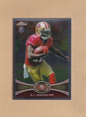 2012 Topps Chrome - A.J. Jenkins #156 Refractor (RC) - Image 1 of 3