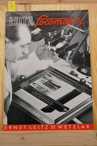 Leitz Focomat Ic Prospekt Broschüre 1954 (2) - Bild 1 von 2