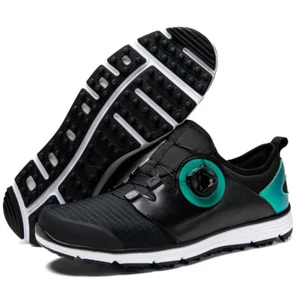 Zapatos de golf para hombre impermeables de cuero zapatos deportivos deportivos deportivos de golf para caminar - Imagen 1 de 16