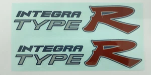 JAPAN MATERIAL HONDA INTEGRA TYPE-R DC5 SIDE DOOR REPLACEMENT STICKER #B007 - Picture 1 of 10