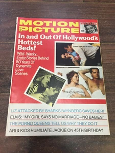 Revista cinematográfica vintage noviembre de 1974 Elizabeth Taylor Elvis Jackie - Imagen 1 de 10