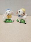 Rare Vintage Sheep Salt And Pepper Shakers