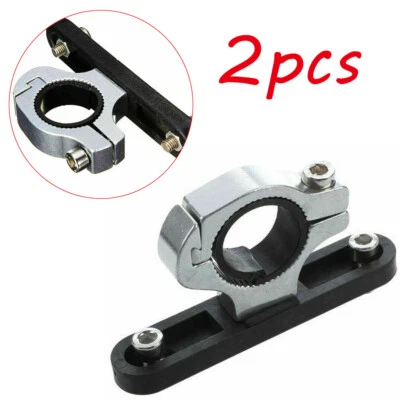 2 Pcs Bicycle Water Bottle Bracket Holder Adapter Metal Bike Bottle Cage Clamp - Image 1 of 4