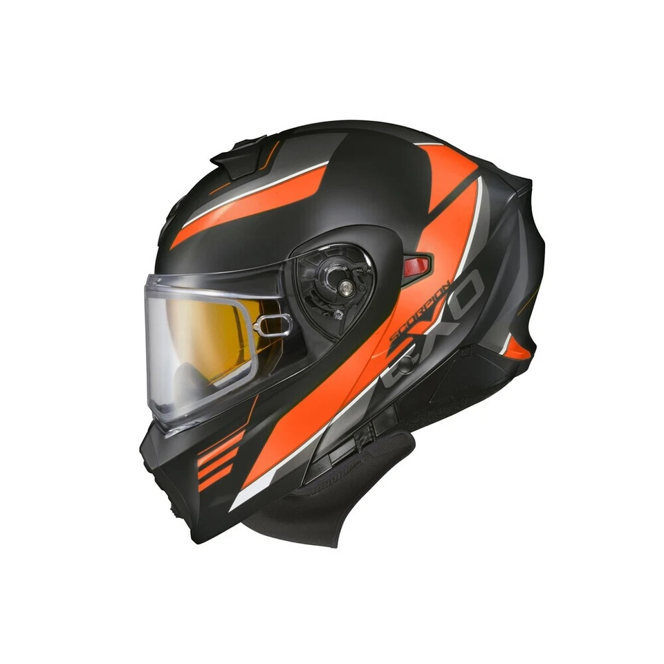 Scorpion EXO-AT930 Modulus Helmets with Dual Lens Shield Sm Orange - Image 1 of 1