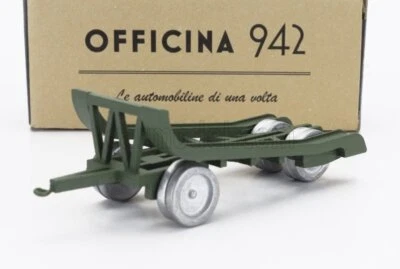 MODELLISMO CAMION STATICO OFFICINA 942 RIMORCHIO VIBERTI TRASPORTO CARRO 1/76 - Immagine 1 di 4