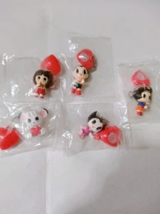 Black Jack Astro boy Kimba the White Lion key chain figure Lot 5 set Japan z - Picture 1 of 9