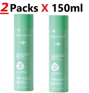 2 Packs Beesline Radiant Bright Under-arm Serum, Cucumber & Green Tea 2 X 150 ml - Picture 1 of 6