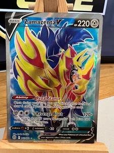 Pokemon Brilliant Stars - 163/172 Zamazenta V - Full Art Rare - NM/M - Bild 1 von 2