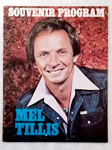 Programa de recuerdos Mel Tillis 1978 con talones de boletos Redding Civic Auditorium - Q2 - Imagen 1 de 3