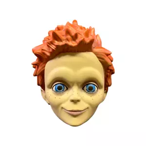 Adorno de terror navideño Trick or Treat Studios Seed of Chucky película Glen Head - Imagen 1 de 4