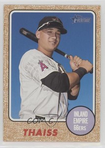 2017 Topps Heritage Minor League Edition First Name Omission Matt Thaiss #156