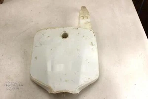 Kawasaki KX65 2006 blanco placa frontal número cubierta carenado cubierta - Imagen 1 de 4