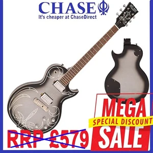 Vintage JDV22 Electric Guitar Joe Doe 'Hot Rod' in Silverburst  RRP £579 . - Foto 1 di 15