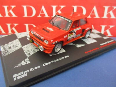Die cast 1/43 Modellino Auto Renault 5 Turbo Rally Lyon 1981 B. Saby - Immagine 1 di 4
