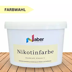 10 L Nikotinfarbe, Nikotinsperre, Isolierfarbe, RAL Farbwahl - MATT - Bild 1 von 29
