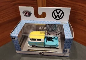 MIB M2 MACHINES 1960 VW DOPPIA CABINA CAMION USA MODELLO DEMOLITORE 1:64 PRESSOFUSO - Foto 1 di 12
