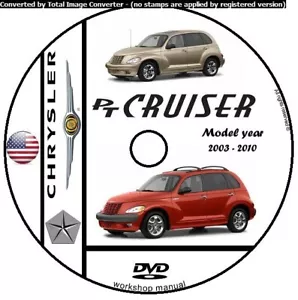 CHRYSLER PT CRUISER MY 2003 - 2010 MANUALE OFFICINA WORKSHOP MANUAL CD DVD - Foto 1 di 9