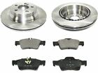 Rear Brake Pad And Rotor Kit 4Pjp87 For Cls400 Cls500 Cls550 E350 E400 E550 E320
