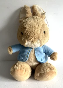 Gund Peter Rabbit Silly Pawz NEW with Tags Beatrix Potter Brown Blue 11" Plush - Picture 1 of 11