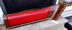 1975 1976 Cadillac Coupe Deville PASS SIDE Rear Seat Upper Trim Panel *RED*  EC! - Picture 1 of 17