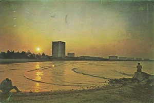 Alte Postkarte - Sonnenuntergang in Mamaia - Bild 1 von 1