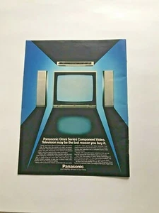 Vintage Oct. 1982 Life Magazine Ad Panasonic Omni Series Component Video TV - Picture 1 of 1