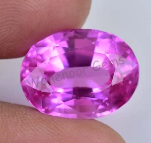 Makelloser 19,50 kt natürlicher rosa Saphir oval atemberaubend Sri Lanka loser Edelstein - Bild 1 von 7