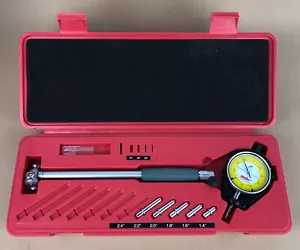 Vintage MSC Industrial Supply DIAL BORE GAGE SET 1.4" - 2.2" LOOK Mint Condition - Picture 1 of 12