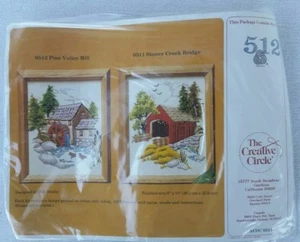 The Creative Circle 512 Pine Valley Mill Crewel Embroidery Kit 8 x 10 NIP - Bild 1 von 1